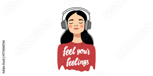 vector illustration touch the emotion background