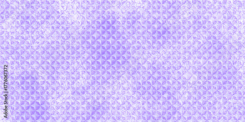 A seamless purple knitted wool fabric texture with a vintage polka dot heart pattern