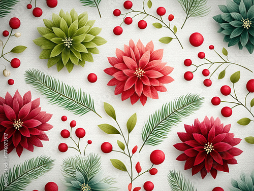a roll of Christmas wrappin...