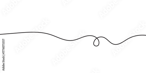 wavy line pattern with curvy abstract squiggles in a psychedelic wiggle design. loopy line vector icon isolated on transparent background. EPS 10