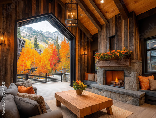 cozy patio fireplace