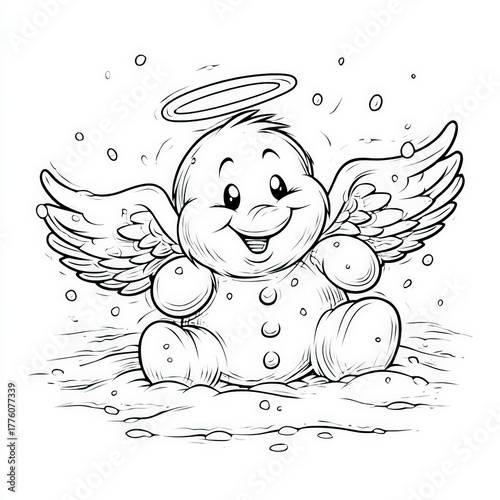 Snow Angel Creation, colori...