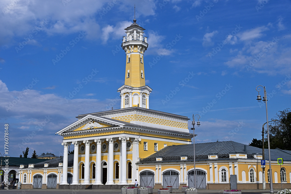 Obraz premium Fire tower in the center of Kostroma.