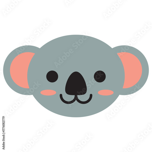 Photography cute koala vector