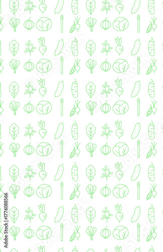 Green Innovation Pattern – Eco Science Icons on Gradient Background, Nature Meets Technology – Minimalist Green Science Motif Wallpaper, Sustainable Discovery – Seamless Eco-Tech Symbol De