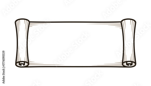 Scroll Paper Blank Parchment Old Ancient Document Template