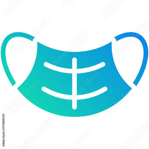 mask gradient fill icon