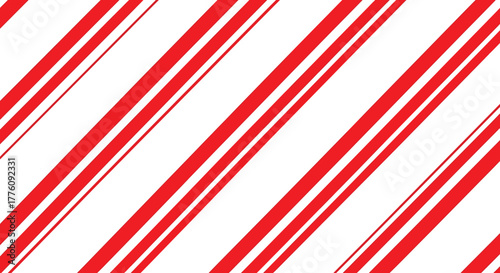 Abstract diagonal red stripes pattern on festive texture for design projects vector