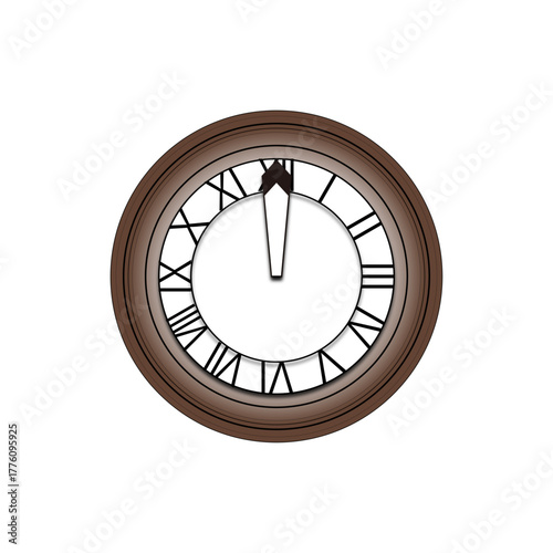Classic Clock Series – 12 o’clock ｜ クラシック時計シリーズ – 12時の時計イラスト