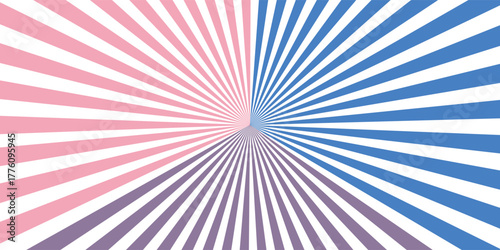 Abstract background with vintage sunbeam swirl pattern and retro spiral lines