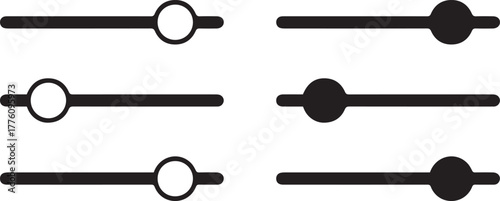 red circular text slider, seamless red minimalist slider control, simple red graphic slider, red circular user interface slider, red adjustable