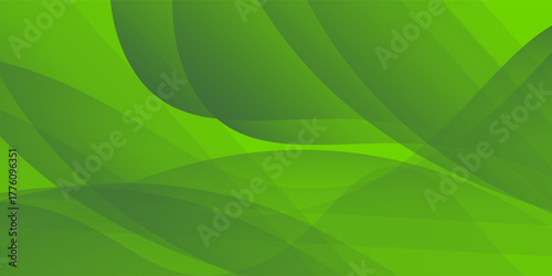 Fototapeta Naklejka Na Ścianę i Meble -  green wave background. Fluid shapes composition vector design modern art