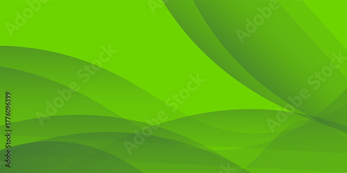Fototapeta Naklejka Na Ścianę i Meble -  green wave background. Fluid shapes composition vector design modern