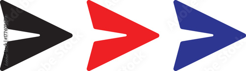 send message icon set in a circle in two styles isolated on white background Share icon set. Arrow symbol, Reply send forward icons button