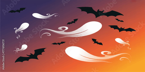 Ghostly Halloween Sky