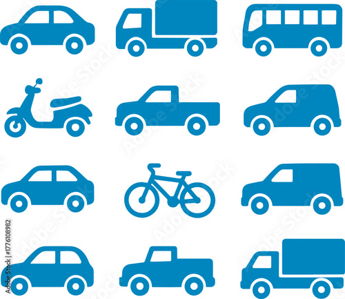 Icon Pack of Transport 