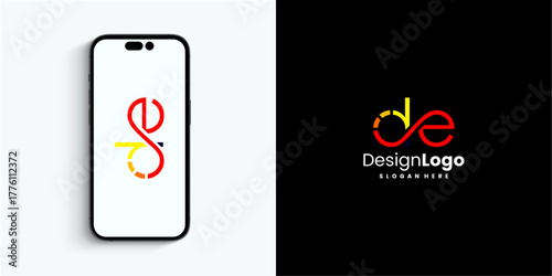 Modern Abstract Letter D Logo Design for Branding and Mobile Applications