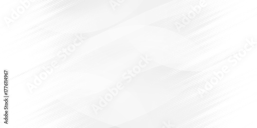 3D white geometric abstract background overlap layer on bright space with rounded rhomb effect decoration. eps 10