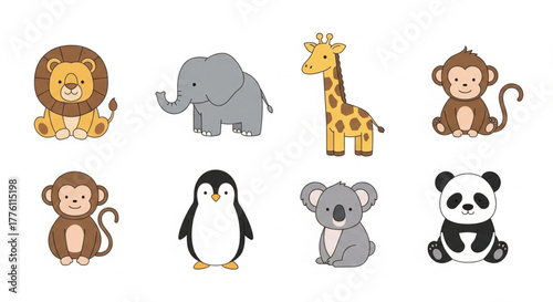 set of animal icons