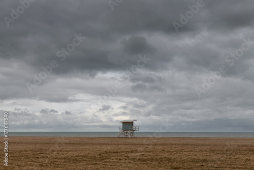 The beaches of Deauville in Normandy