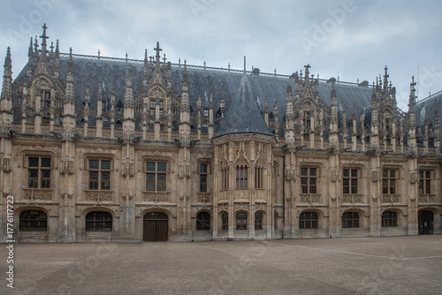 the courthouse in Rouen, Normandy