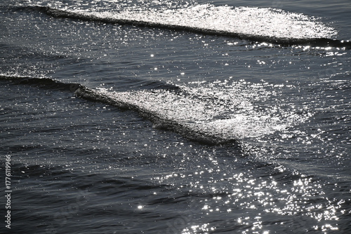 Fototapeta Naklejka Na Ścianę i Meble -  Water surface of the Baltic Sea.
