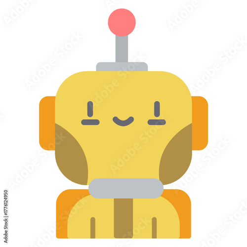 Cartoon Bot Avatar Icon