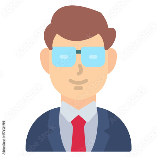 Avatar with Glasses Icon