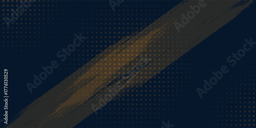 Gold background design with diagonal dark blue line pattern. vector
