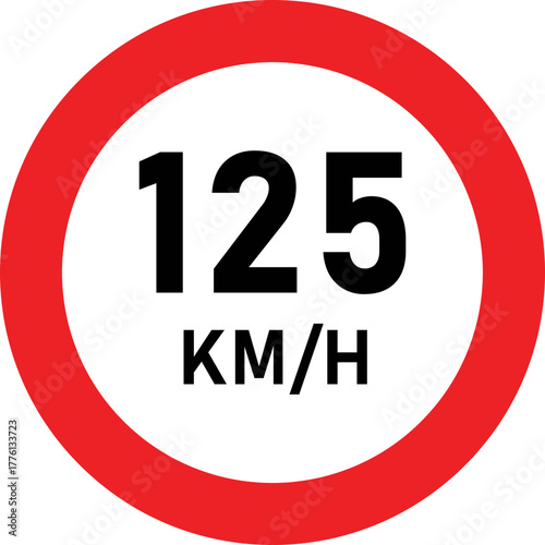 Driving speed limit 10 mph road sign. Speed limit road sign icon set, from 195 to 180 km/h. Traffic regulation symbols. driving speed limit forty 185 sign. printable traffic signs and symbols. Speed