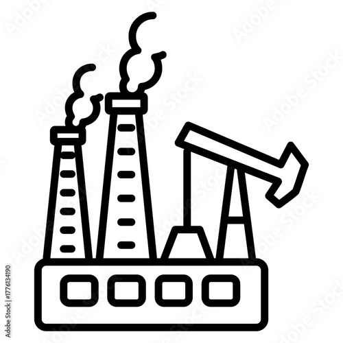 Fossil Fuel Icon Icon
