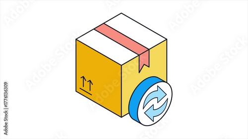 Parcel Exchange Animated Mp4 File