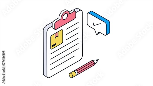 Delivery Contract Animated Mp4 File