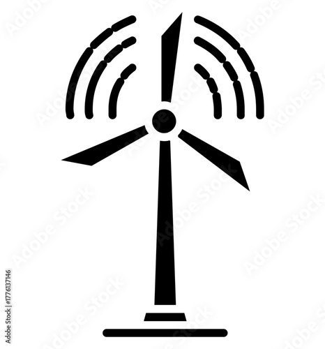 Wind Turbine Icon