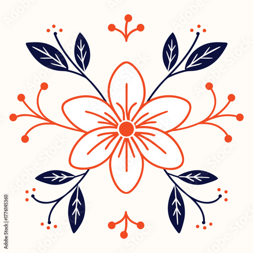 Elegant jasmine flower vector illustration, minimalist floral composition, soft pastel color palette, thin smooth line art, botanical style, white background, suitable for decorative pattern, high qua