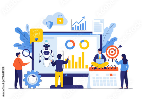 Modern Business Technology Analyzing Data, Achieving Goals, and Embracing Innovation for Success