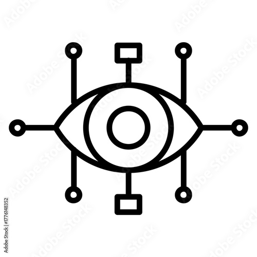 Artificial Intelligence Eye Icon