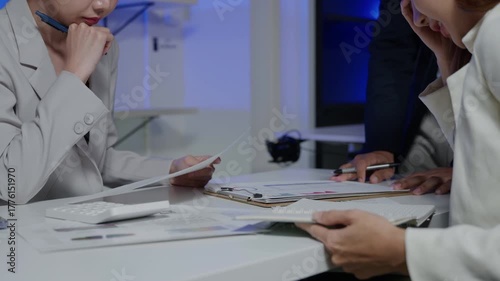 Crisis management stressed and serious meeting office business communication professional environment collaborative view team problem solving