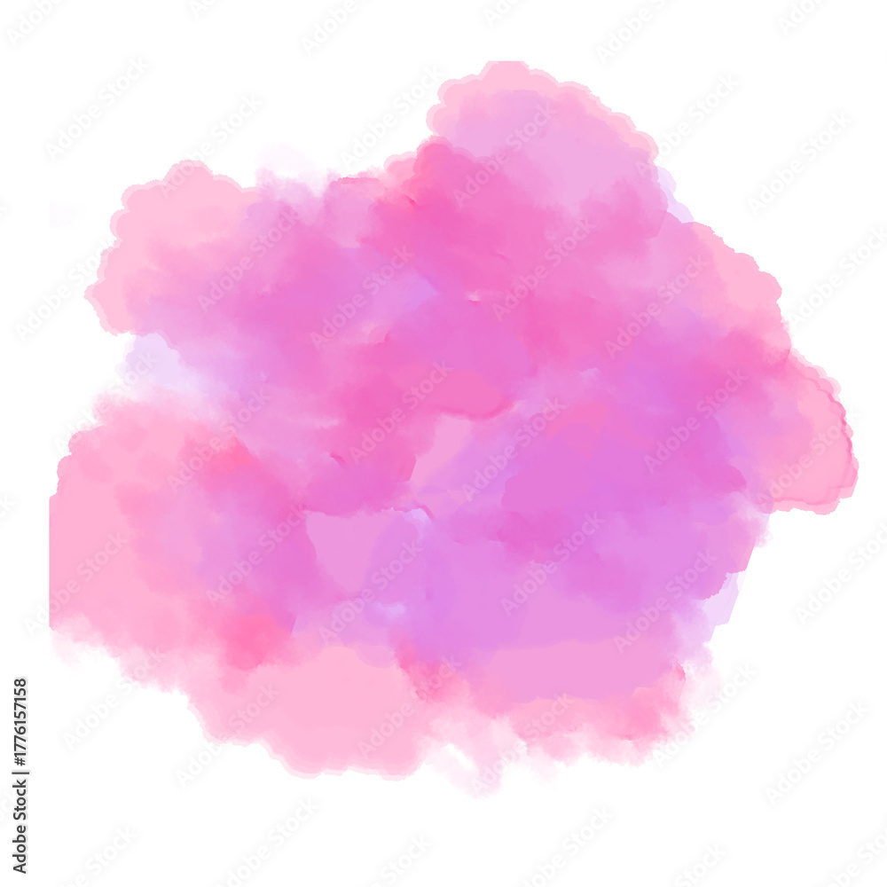 Fototapeta premium Pink and purple watercolor texture background, Soft pastel watercolor abstract background, pastel watercolor splash