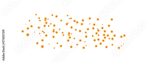 Gold Glitter Particles Background | Shiny Luxury Golden Sparkle Texture | Elegant Light Bokeh Backdrop for Celebration, Poster, Banner, or Invitation Design