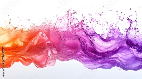 A striking and captivating abstract image showcasing an explosive flow of vibrant dynamic colors in constant motion creating a visually mesmerizing and imaginative artwork