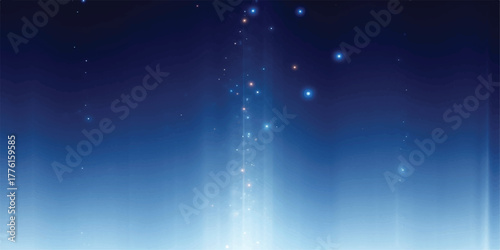 Abstract blue background with light streaks and stars a modern design element for technology and space themes perfect for presentations
