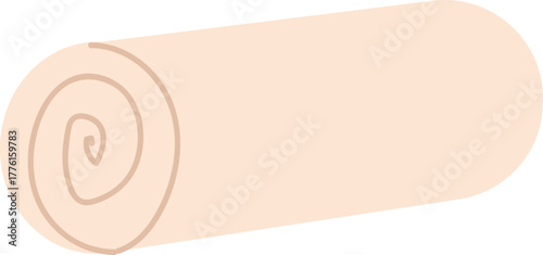 Rolled Blanket Illustration