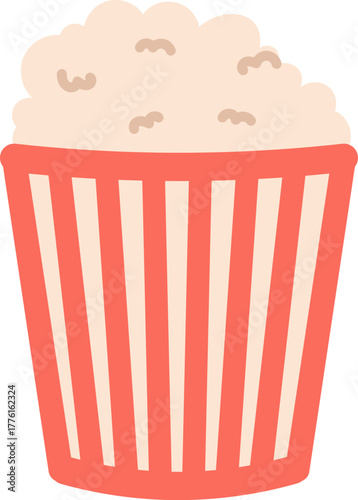 Hand Drawn Popcorn Bucket