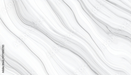 Wallpaper Mural Smooth white marble texture with abstract flowing lines Torontodigital.ca