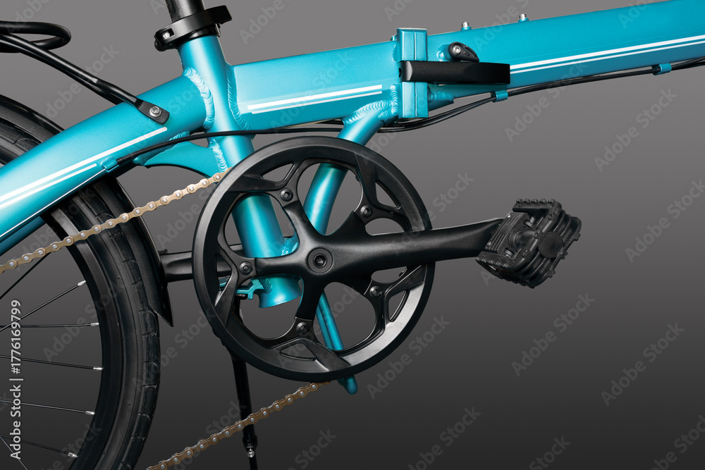 Fototapeta premium Folding bicycle frame.