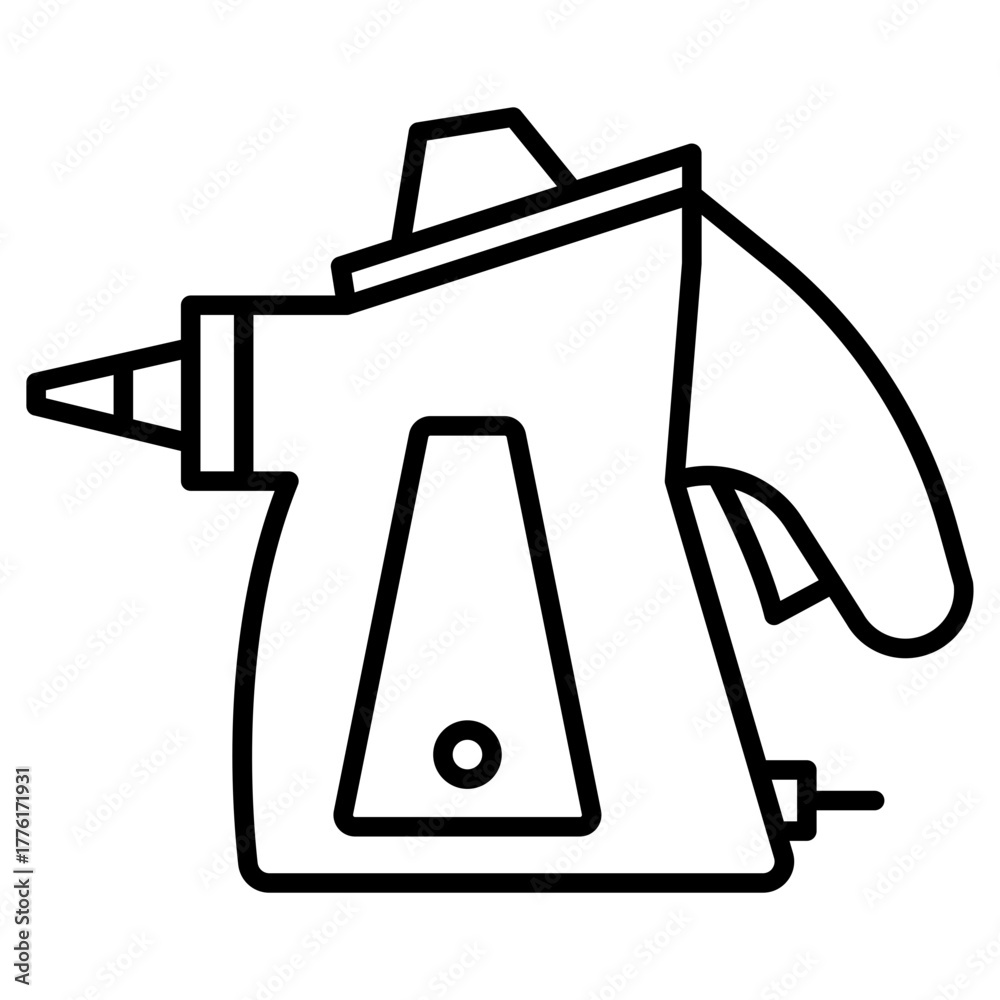 Fototapeta premium Steam cleaner icon