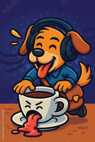 Funny internet browser characters racing for fastest speed