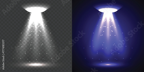 Purple Dual Spotlight Glow Beam