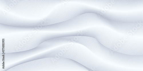 Abstract background with white holographic line pattern in luxury pastel colors.